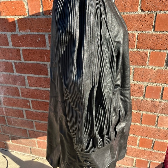 Vintage Dero By Rocco D’amelio Leather Coat, Black, Size L - Picture 6 of 15